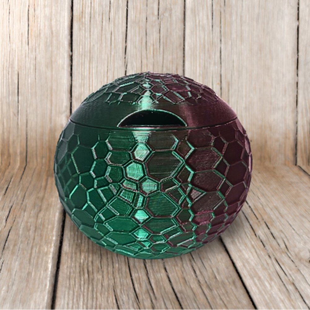 METALLIC 3D PRINT STASH JAR